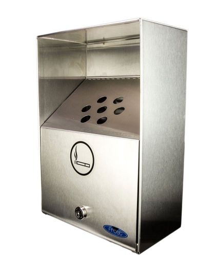 Frost washroom 909 heavy duty outdoor ash bin ashtray metallic for sale
