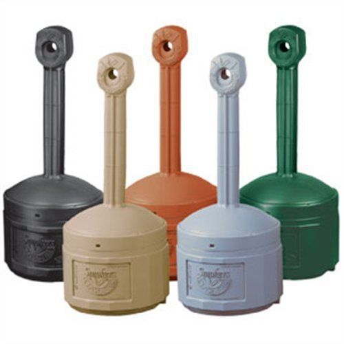 JUSTRITE 38 1/2&#034; SMOKERS CEASE FIRE CIGARETTE BUTT RECEPTACLE 5-COLORS/FREE SHIP