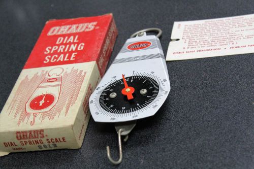 NEW OLD STOCK Ohaus 8012 Dial Spring Mechanical Scale, Cap. 0-500g Made in USA