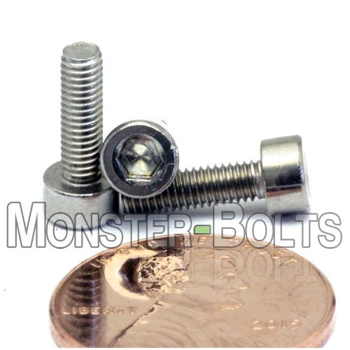 3mm / m3 x 0.5 – stainless steel socket head caps screws din 912 a2 18-8 coarse for sale