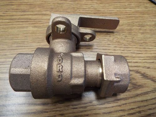 3/4&#034; bronze meter valve for sale