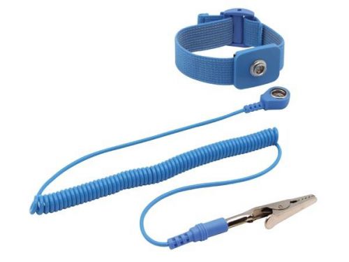 Velleman as3 anti-static adjustable elastic wrist strap - blue for sale