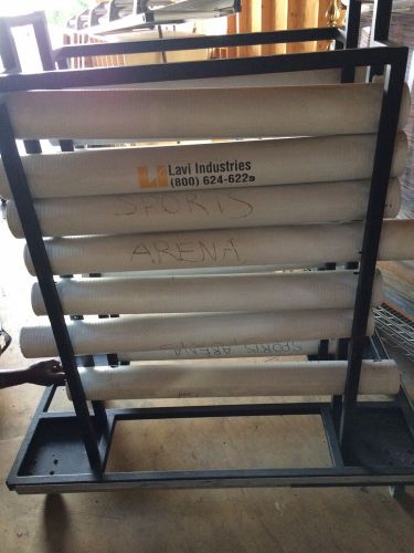 Lavi retractable portable post ( heavy duty rolling racks only)16 post transport for sale