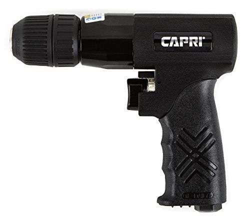 Capri Tools CP32071 Jacob Keyless Chuck Reversible Superlight Air Drill, 3/8&#034;