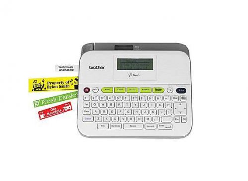 Brother PT-D400 Label Maker Versatile Adapter Easy Use New Touch