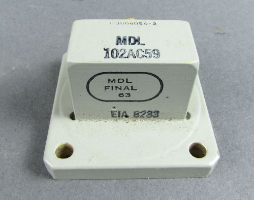 MDL 102AC59 Coaxial Waveguide Adapter - WR-102, 7 Ghz - 11 Ghz