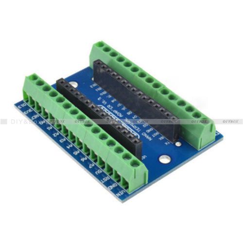 V3.0  Nano AVR ATMEGA328P-AU Module Terminal Adapter Board For Arduino