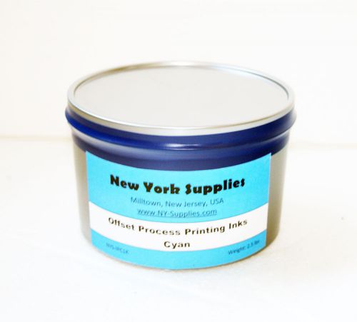 Cyan process offset printing ink - 2.5 lbs for sale