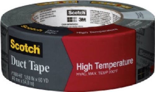 3M Scotch, 2&#034; x 60 YD, High Temperature Duct Tape, Up to 200 Degrees, 2 Pack