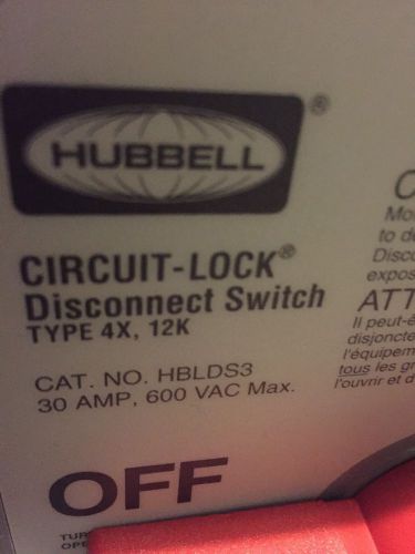 Hubbell Disconnect Switch