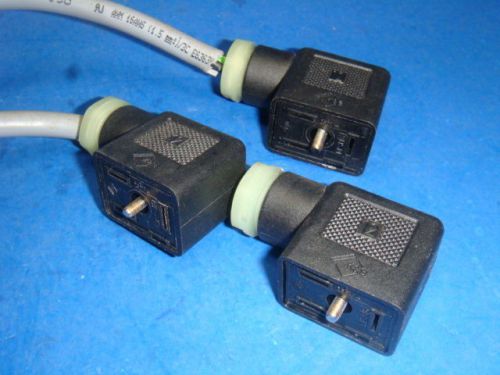 LOT OF 3 K &amp; B Electro Valve connector, MSD6, MSD-6 USED EXLNT