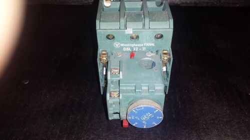Westinghouse Motor Starter Contactor, DSL32-11 with  ZE1 timer
