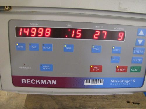 Beckman Microfuge R Tabletop Centrifuge with 24 Place Rotor