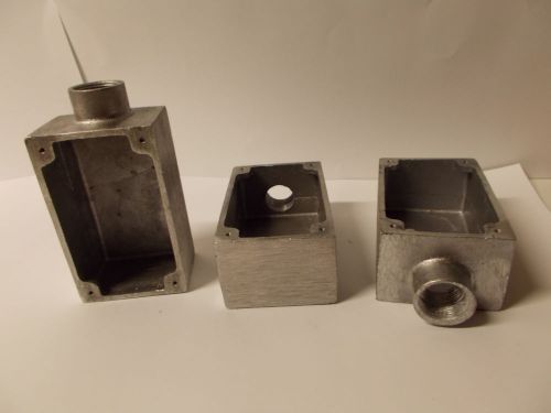 Lot of 3  Thermo Elect Junction Box TYPE JBW 1&#034; ID