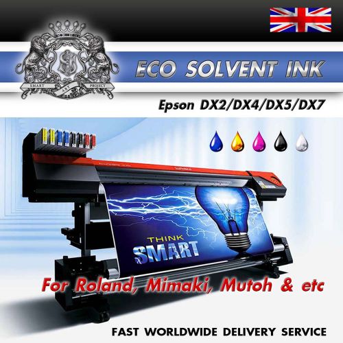 4 Liters (CMYK) Epson DX2/4/5/7 NEW Eco Solvent ink for Roland, Mimaki, Mutoh