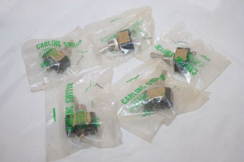 5 pack vintage carling technologies  2fa63-63 spst toggle switch for sale