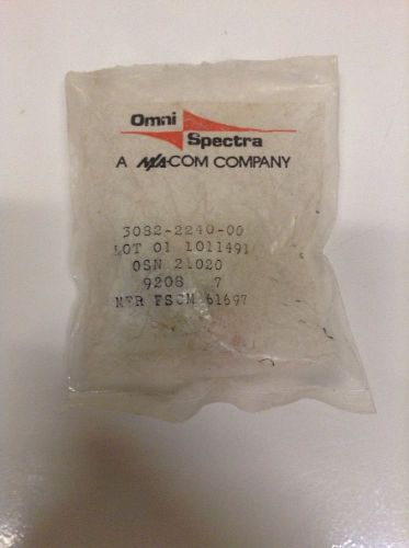 Omni-Spectra 3082-2240-00 Type N(M) To SMA(F) Adapter (NEW)