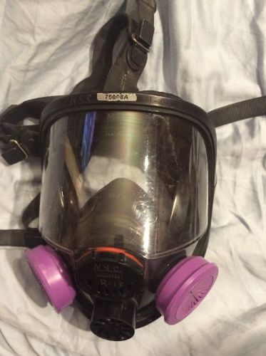 North Full Face Gas Mask Paint Respirator P/N: 76008AS FREE SHIPPING.
