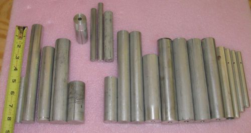 Assortment of Aluminum Rods 9-pounds 4-ounces 7-sizes Surplus