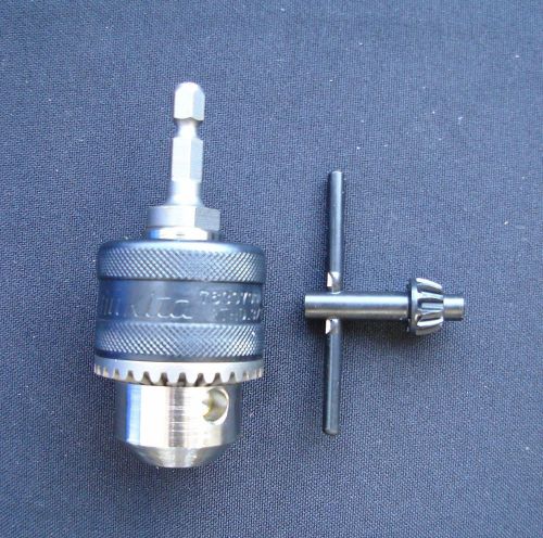 Makita 3/8&#034; Keyed Chuck w/1/4&#034; Hex Shank &amp; Key, #191881-4, for 6791D Screwdriver