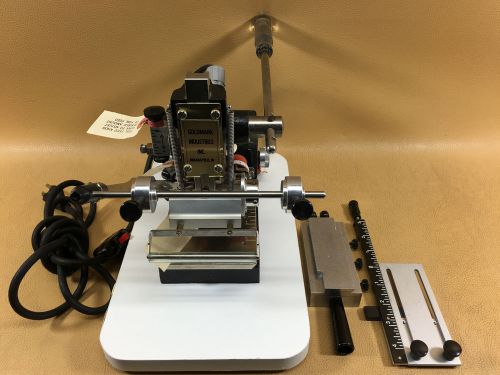 Goldmark Industries Hot Foil Stamper Embossing Stamping Press Machine