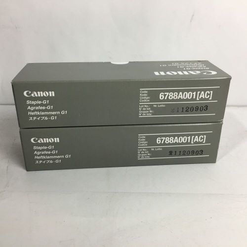 Lot of 2 genuine canon type g1 staple cartridges 6788a001aa, 6788a001ac for sale