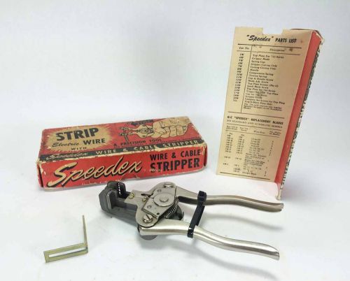 Wire Stripper Vintage SPEEDEX Wire &amp; Cable Stripper w/ Box 766-1 Made in USA