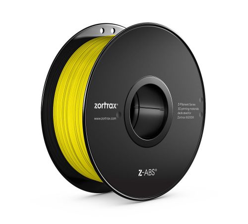 Z-ABS Yellow 3D Printing Filament – 800g Spool