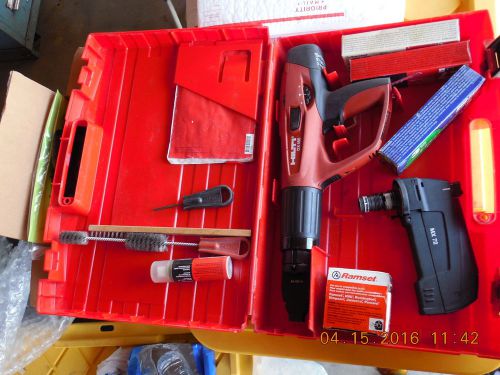 Hilti dx-460 mx-72 &amp; f-8 cal.27 powder actuated nail gun kit combo nice (571) for sale