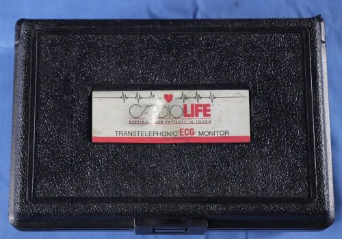 Cardiolife transtelephonic ecg monitor recorder -- warranty for sale