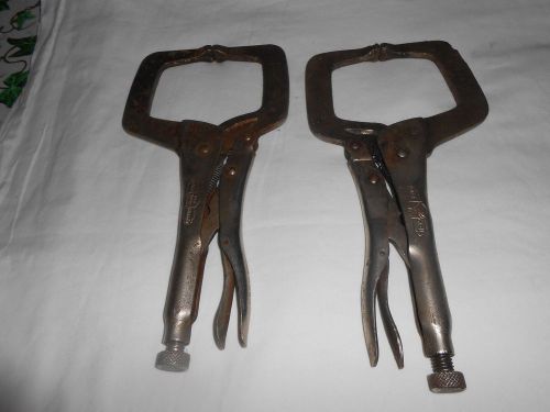 SET OF TWO VICE GRIP VICE CLAMPS