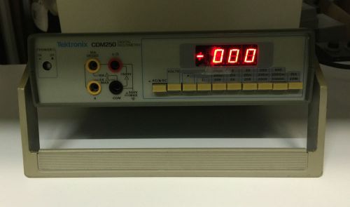 Tektronix CDM250 DIGITAL MULTIMETER SIU 319657 Tested and Working