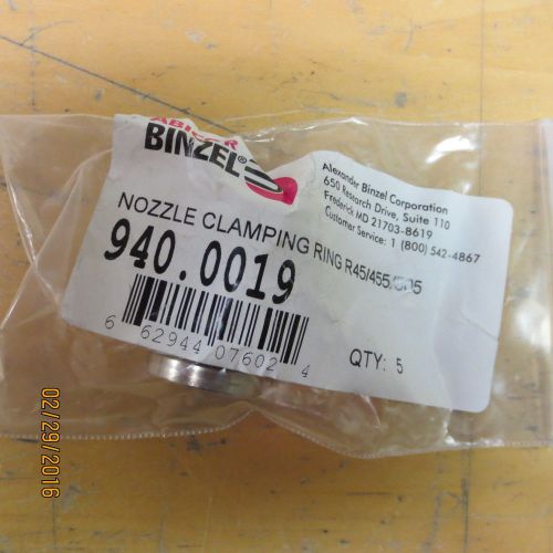 Abicor Binzel 940.0119 Clamp Ring (lot of 2)