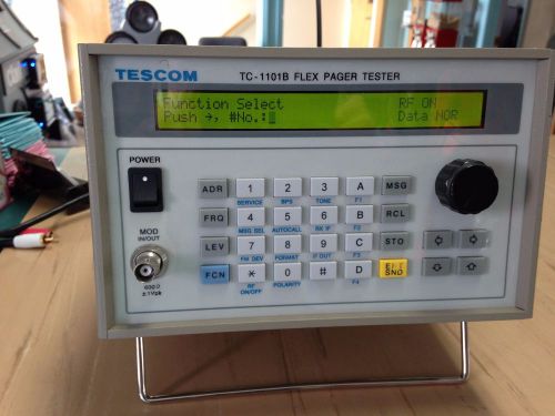 Tescom TC-1101B FLEX Pager Tester, RF Signal Generator