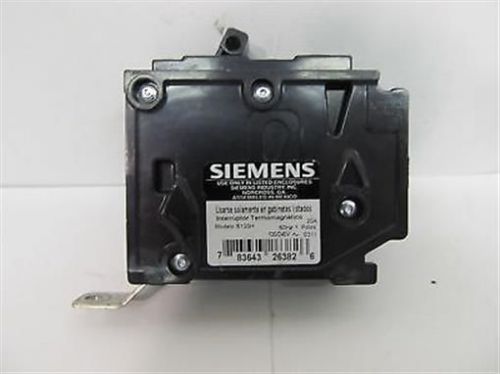 Siemens B-120H, 20a, 1p Circuit Breaker - New Pulled