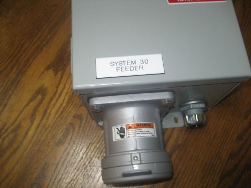 Junction Box with 60 Amp 3 W 4 Phase  Sty 2  Appleton Recepticle