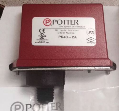 New Potter Electric Signal Co. ELECTRIC PRESSURE SWITCH PS40-2A 1340402