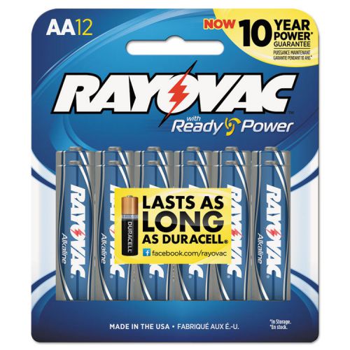 &#034;Rayovac Alkaline Batteries, Aa, 12/pack&#034;