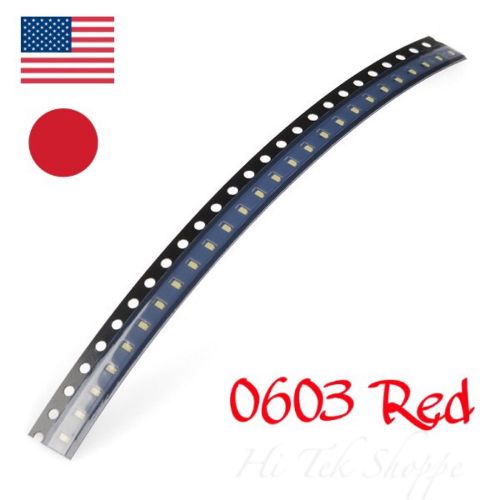 0603 SMD LED Red Super Bright- 10 Pieces U.S. Seller