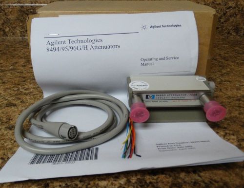 HP Agilent Keysight 8495G Attenuator with cable 001/024/060