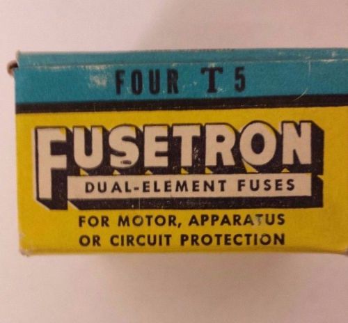 New, In Orig.Box  2, Buss Fusetron T 3-2/10  Amp Dual Element Time Delay Fuses