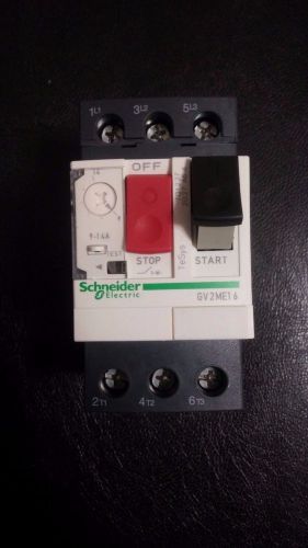 Schneider electric gv2me16 circuit breaker, 3 pole, 9a to 14a for sale