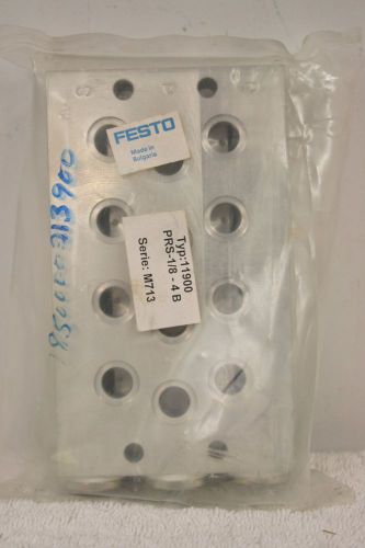 Festo prs-1/8-4-b manifold block **new sealed package* for sale