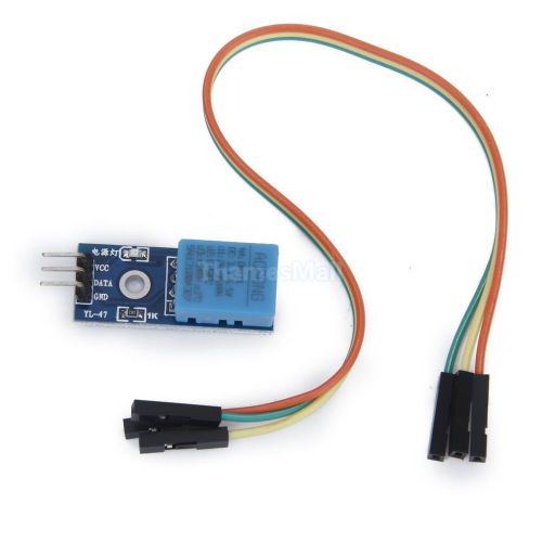 DHT11 Digital Temperature &amp; Humidity Sensor Module w/ Dupont Cable for Arduino