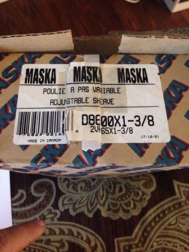 NEW IN BOX MASKA D8600X1-3/8 VARIABLE PITCH SHEAVE 2 GROOVE  (d5)