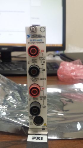 National Instruments NI PXI-4072 FlexDMM and LCR Meter 6.5-Digit