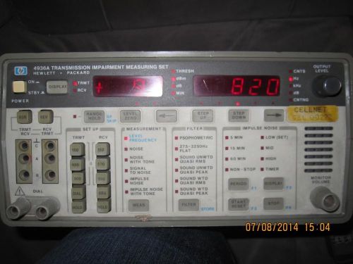 Hewlett packard hp 4936a transmission impairment measuring set for sale