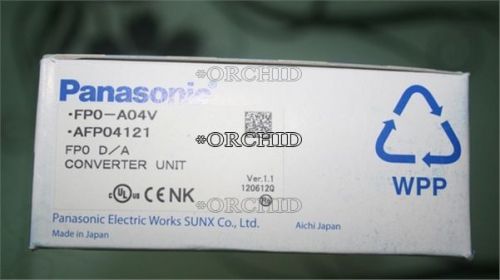 1pc new panasonic programmable controller fp0-a04v #4081255