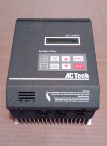 LENZE AC-TECH  MODEL M3450B VFD, 460V / 5 HP AC INVERTER