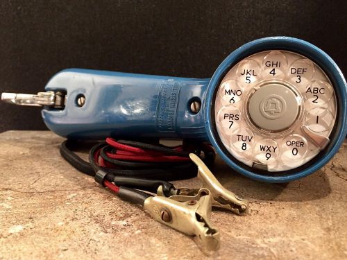 Butt Set Lineman Rotary Telephone Bell System Western Electric